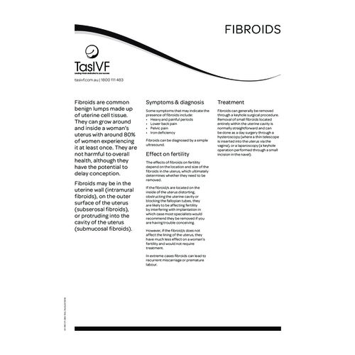 fact sheet fibroids