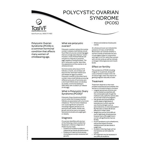 fact sheet Polycystic Ovarian Syndrome (PCOS)