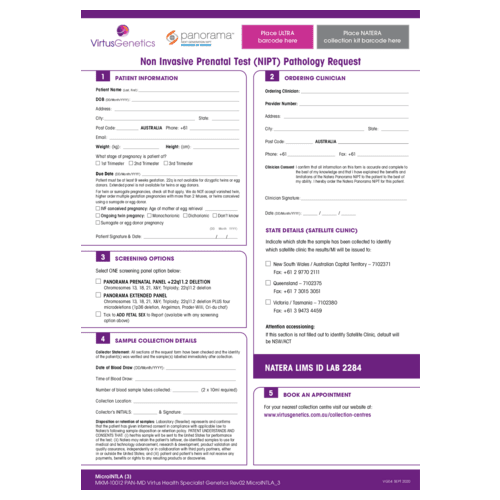 NIPT Request form