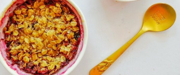 LMIYY Healthy berry crumble