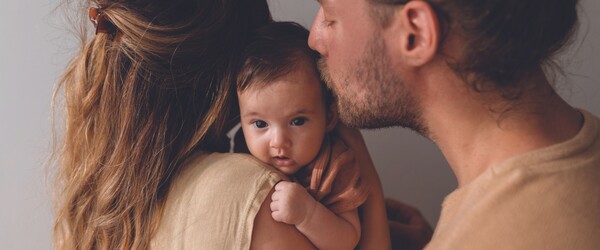 couple with baby